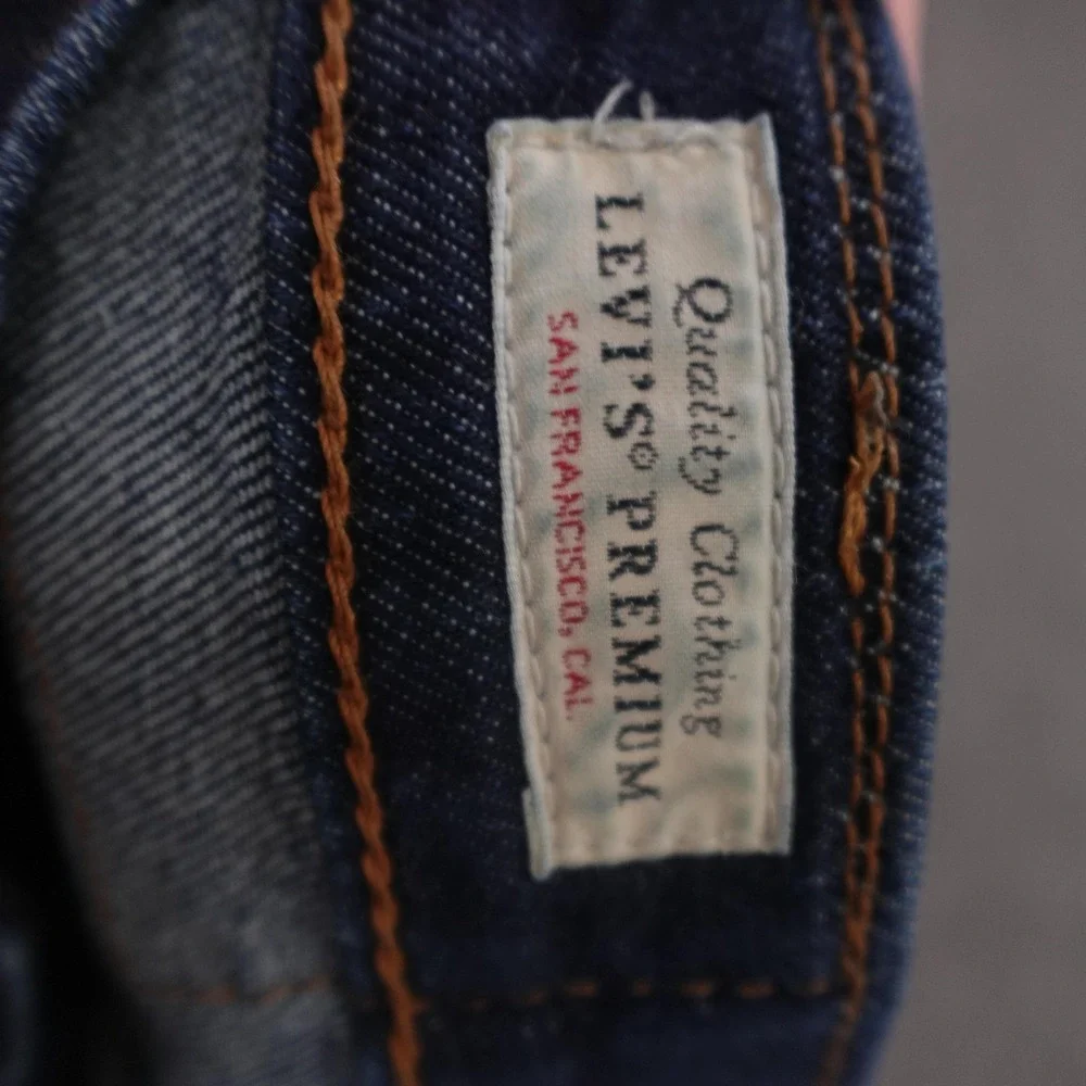 Levi's 510 Jeans Mens‎ 28x30 Blue Dark Wash Skinny Slim Stretch Denim Pants